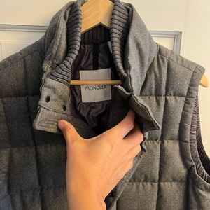 Moncler vest never worn.